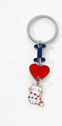 Durable Metal Dog Pendant Keychain For Women And Men Dog Lover Gift Purse Charm Bag Decoration Keyring Stylish