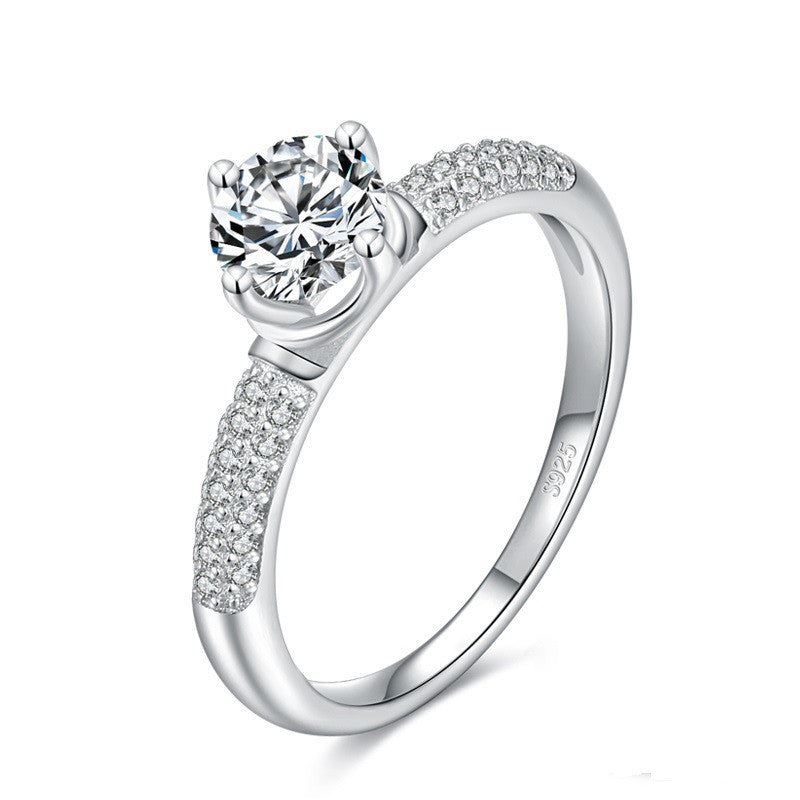 Womens Crown Ring Electroplated Silver Ring Chic Ins Style Jewelry Gift For Her Trendy Fashion Ring Chic Shine