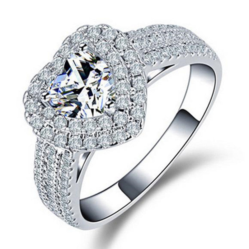 Copper Ring For Women Micro Pave Set Elegant Design Jewelry Gift For Her Simple Everyday Ring For Everyday Use