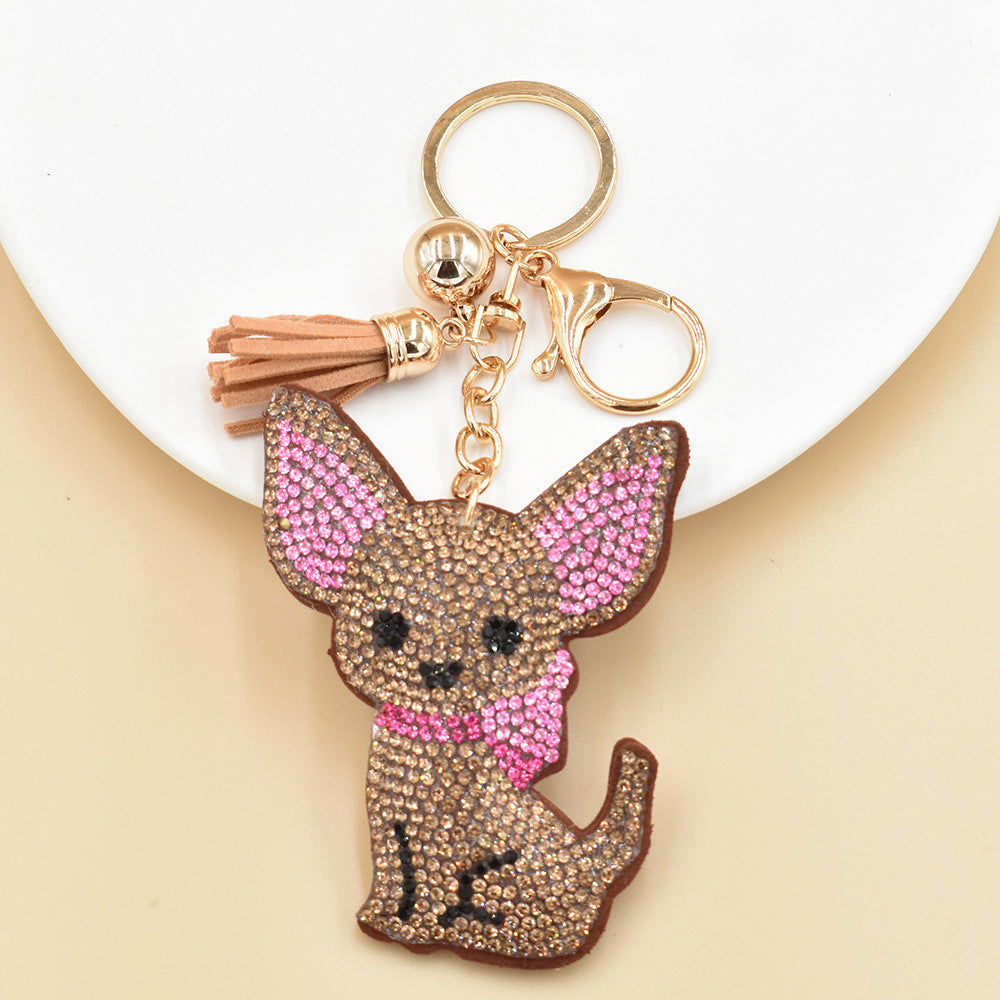Metal Cartoon Animal Keychain Cute Bag Pendant Accessory Charm For Backpacks Purses And More Stylish Bag Charm