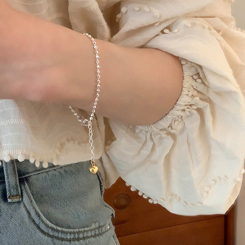 Women Electroplated Bracelet With Artificial Crystal Chic Design Fashionable Bangle Jewelry For Women And Girls