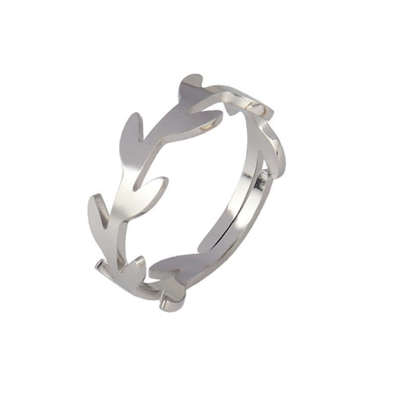 Stainless Steel Geometric Ring Natural Style Women Gold Silver Trendy Fashion Hip Hop Minimal Jewelry Timeless