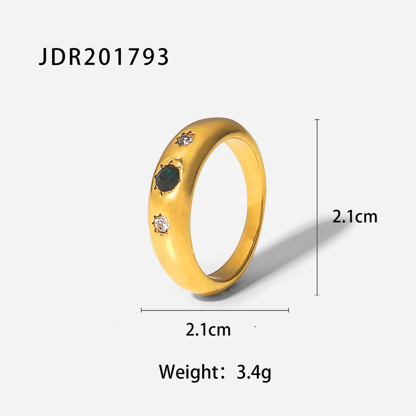 Womens Stainless Steel Ring Retro Eight Awn Star Ring Fashion Jewelry Ring Gift for Her Elegant Ring Statement