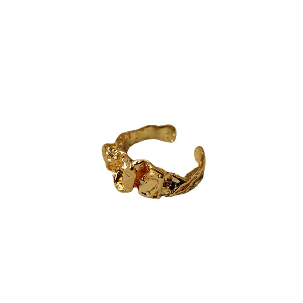 Golden Vacuum Plating Opening Adjustable Ring