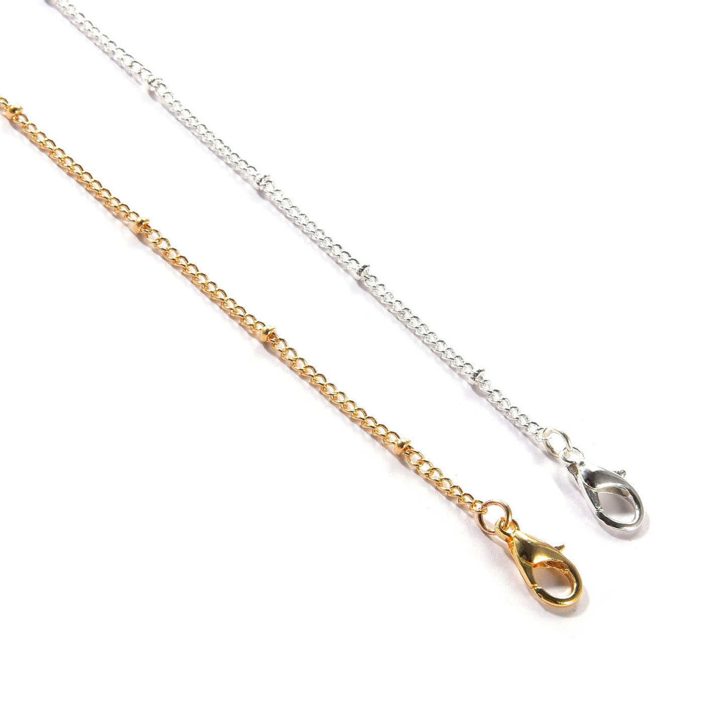 Womens Gold Plated Bead Bracelet Adjustable Extension Chain