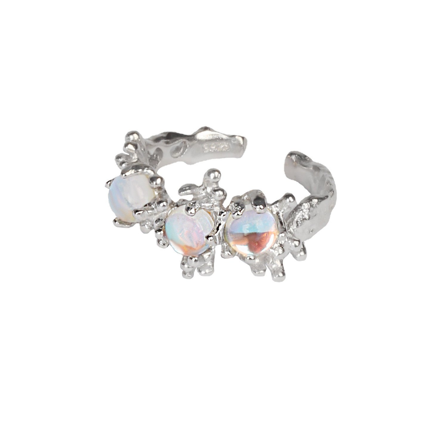 Womens Ring Floral Design Electroplated Alloy Jewelry Delicate Dainty Gift Birthday Trendy Everyday Wear Gifts