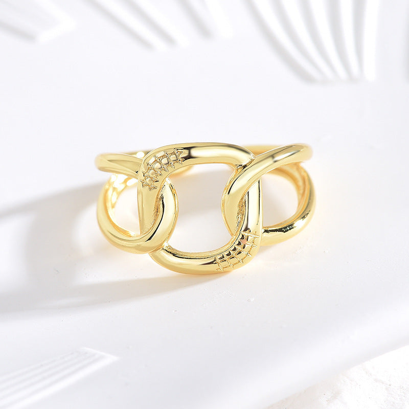 Devil Eye Ring Adjustable Opening Fashion Ring Copper Electroplated For Men And Women Unisex Gothic Jewelry Daily