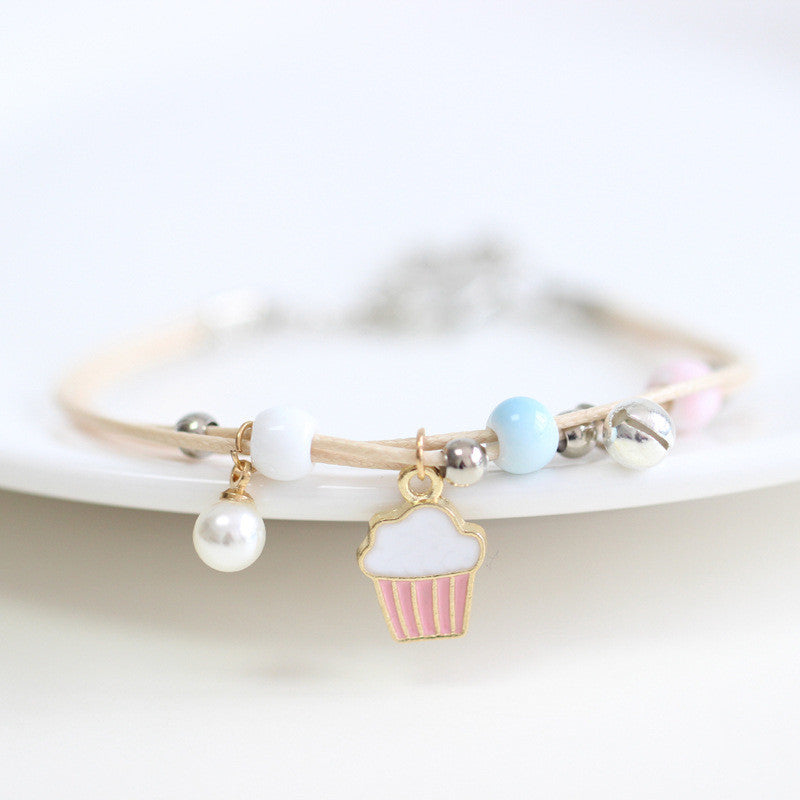 Womens Hand Knitted Charm Bracelet Hand Woven Alloy Moon Cat Design For Girls And Friends Gifts For Moms Gifts Style