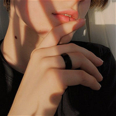 Geometric Glossy Alloy Ring Electroplated Metal Band for Travel Unisex Fashion Jewelry Minimalist Design Everyday Wear