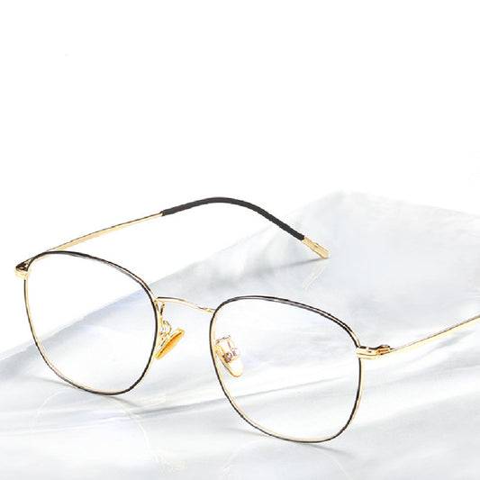 Metal Frame Anti Blue Light Glasses For Computer Eyewear