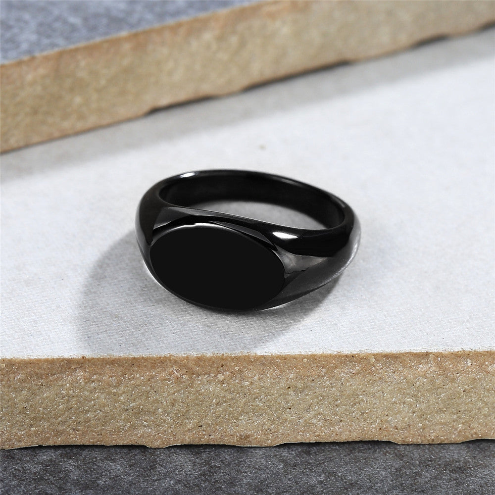 Korean Version Of Glossy Ins Cold Wind Men's And Women's Rings