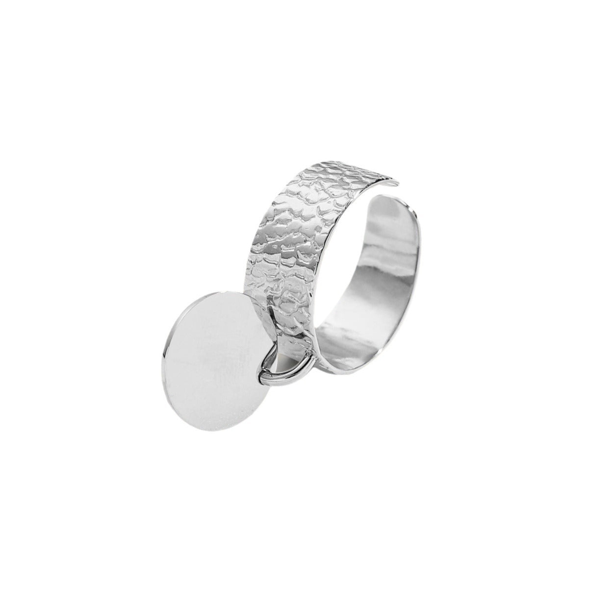 Womens Mens 18K Golden Plated Stainless Steel Adjustable Open Ring High Polish Finish Everyday Fashion Jewelry