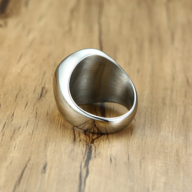 Stainless Steel Ring For Men Simple Geometry Band With Memorial Ash Holder Urn Keepsake Jewelry Loyal Keepsake