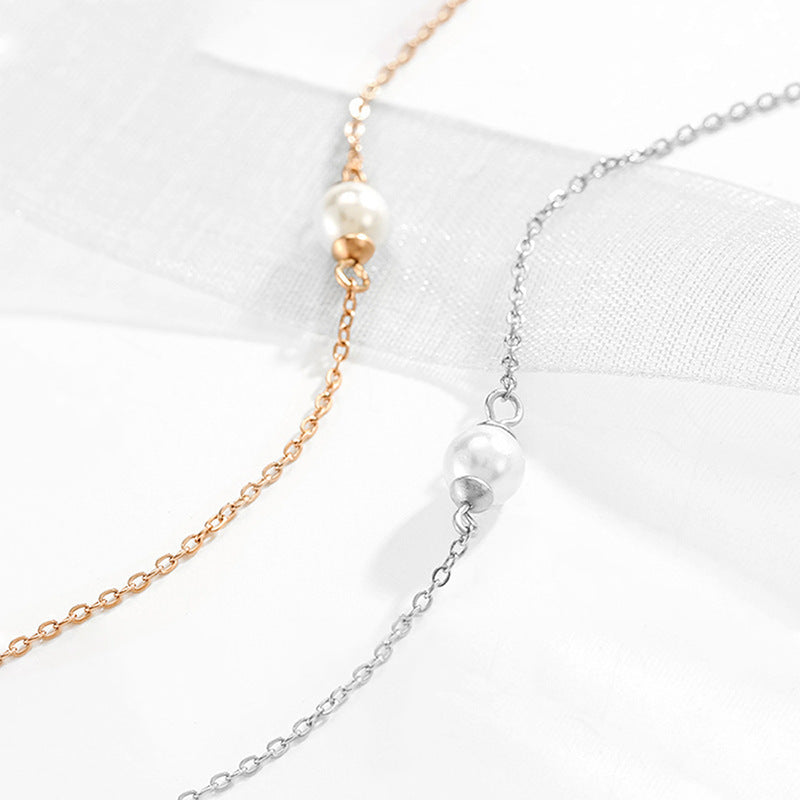 Womens Freshwater Pearl Bracelet Stainless Steel Geometric Electroplated Jewelry Gift For Her Steel Gold Deluxe