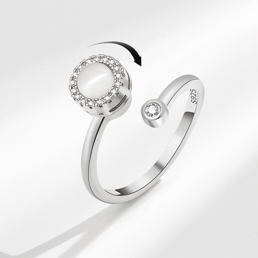 Simple Fashion Ring for Women Adjustable Gold Tone Jewelry