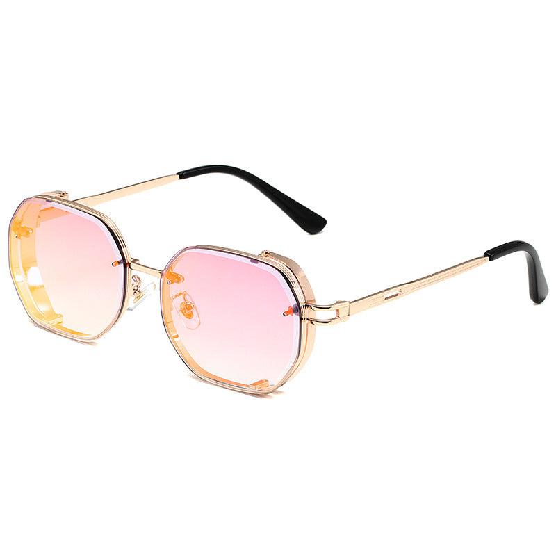 Mens Square Sunglasses Metal Frame Driving Glasses Outdoor Sports Eyewear Fashionable Durable PC Lens In Color Variant