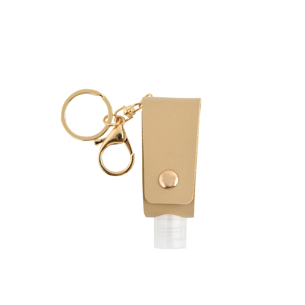 Leather Key Chain T Shape Durable Key Holder Stylish Key Ring For Everyday Carry Sky Blue Durable Everyday Use