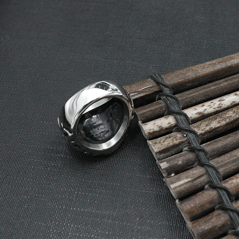 Unisex Titanium Steel Vintage Cross Ring With Bold Personality Design For Daily Wear Gift Ready Everyday Trend