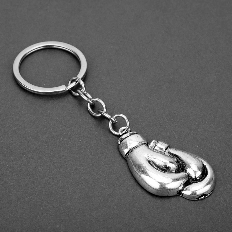 Womens Boxing Gloves Keychain Electroplated Alloy Pendant European American Style Gift for Women Elegant Style