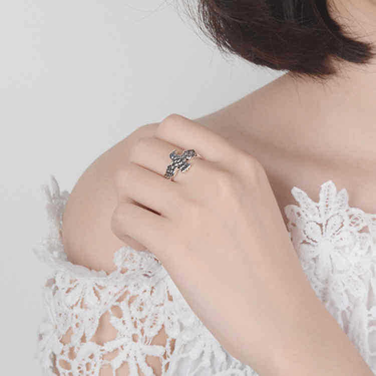 Unisex Adjustable Copper Rings With Retro Patterned Finger Bands Jewelry Electroplated Fashion Accessory Gifts