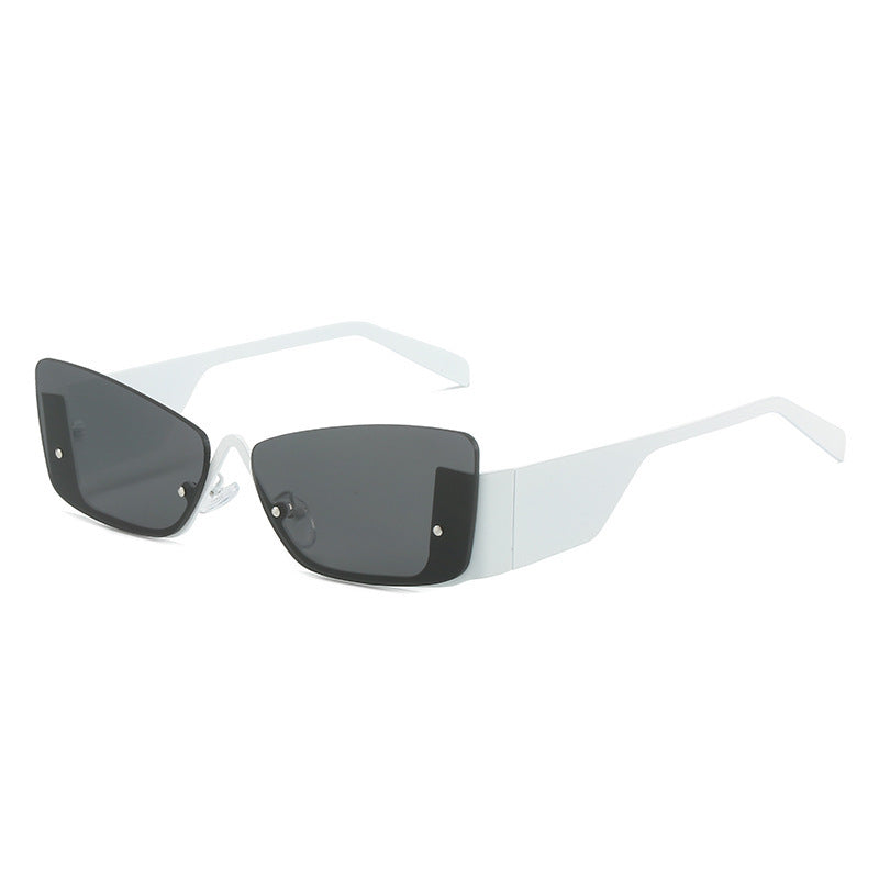 Frameless Sunglasses For Women And Men Lightweight Glasses With Plastic And Metal Frame UV400 Rated Protection