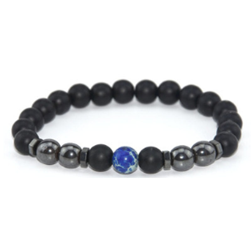 Unisex Beaded Bracelet Handmade For Men And Women Round Beads With Emperor Stone Silver Sparrow Gold Tiger Eye And Pine