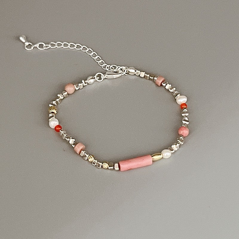 Women Electroplated Bracelet With Artificial Crystal Chic Design Fashionable Bangle Jewelry For Women And Girls