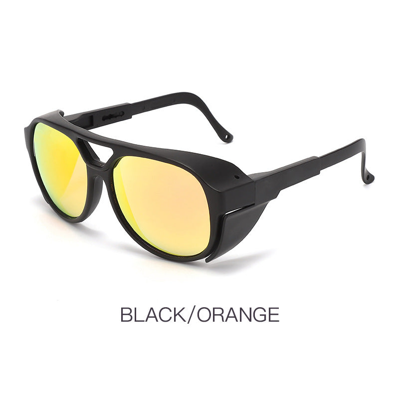 Men Round Sunglasses TAC Lens PC Frame Sun Protection For Driving Cycling Fishing Outdoor Activities Daily Use