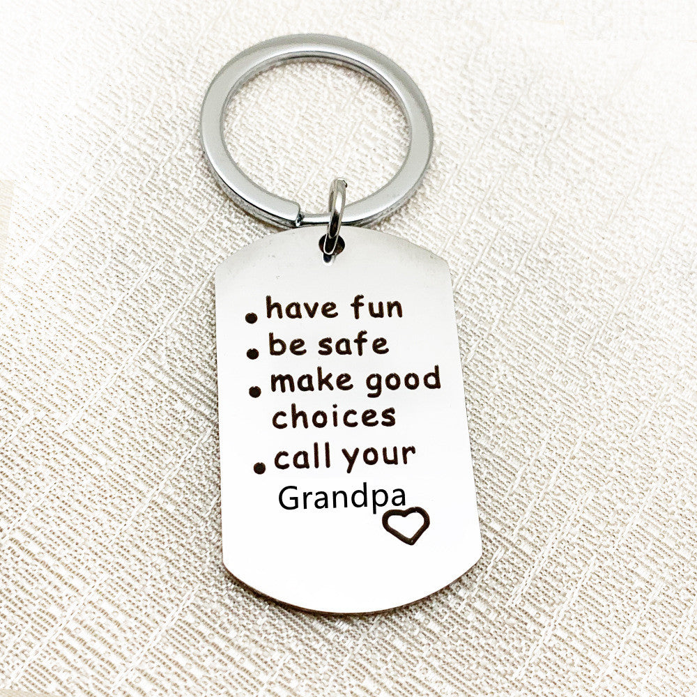 Stainless Steel Key Chain For Keys Bags And Accessories Fashion Simplicity Electroplated Durable Metal Everyday