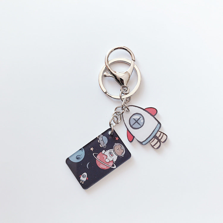 Earphone Protective Sleeve With Hanging Chain And Keychain Bear Dog Bunny Design Film Deluxe Style Fresh Style
