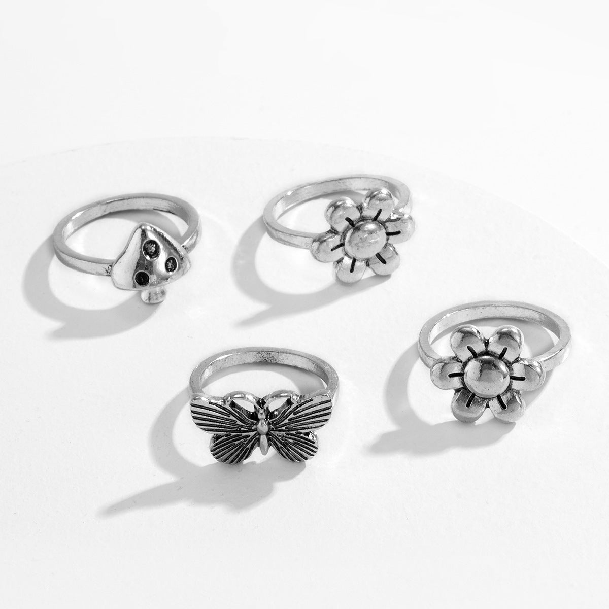 Mens Retro Gold Plated Geometric Ring Modern Vintage Design Ring For Him Great Everyday Accessories Gift Ideas