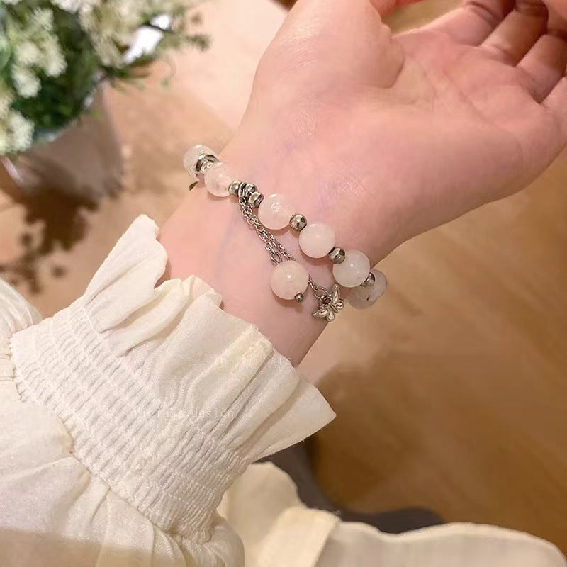 Womens Butterfly Bracelet Electroplated Alloy Jewelry With Zircon Accent Elegant Gift For Her Jewelry Colorful