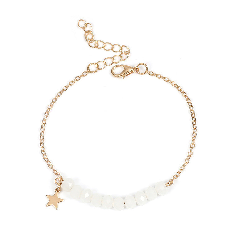 Womens Star Bracelet European Fashion Jewelry Trendy Charm Bracelet For Women And Girls Elegant Design Classic