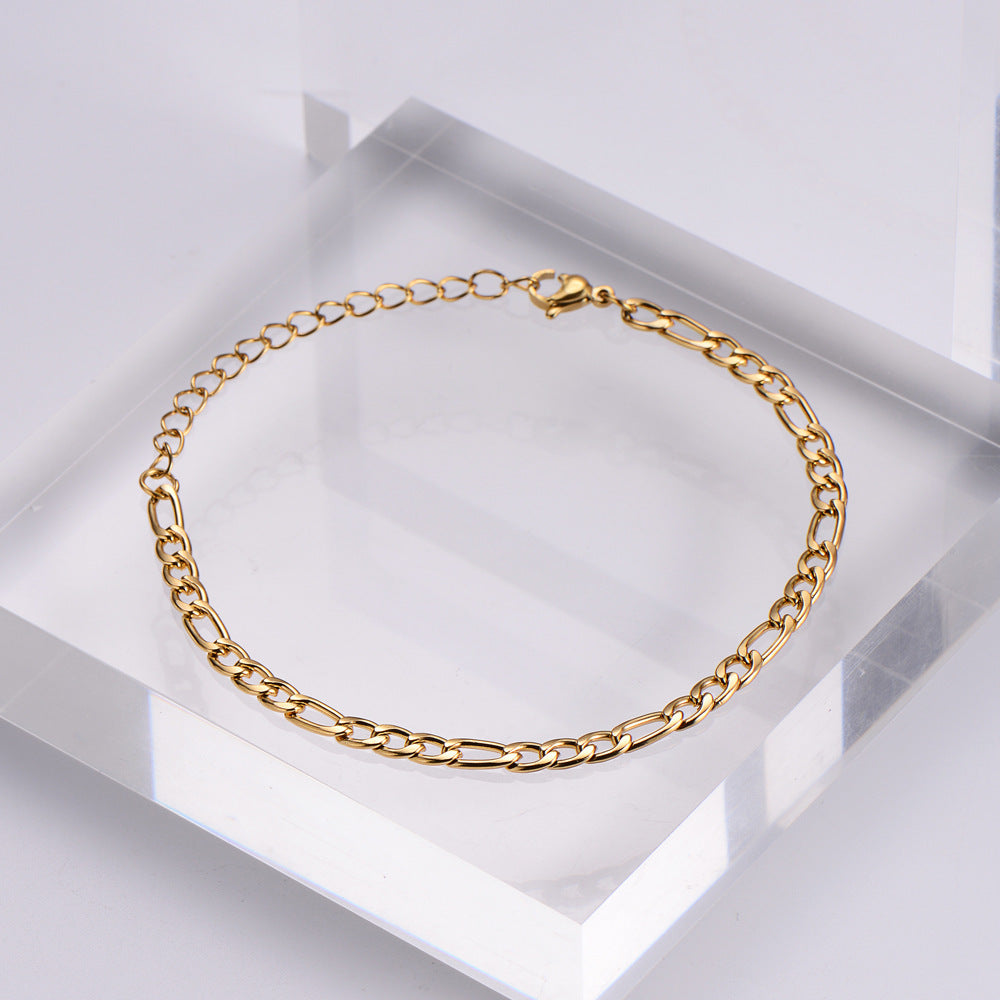 Gold Geometric Bracelet Stainless Steel Jewelry For Women Gift For Her Everyday Accessory Modern Elegant Style