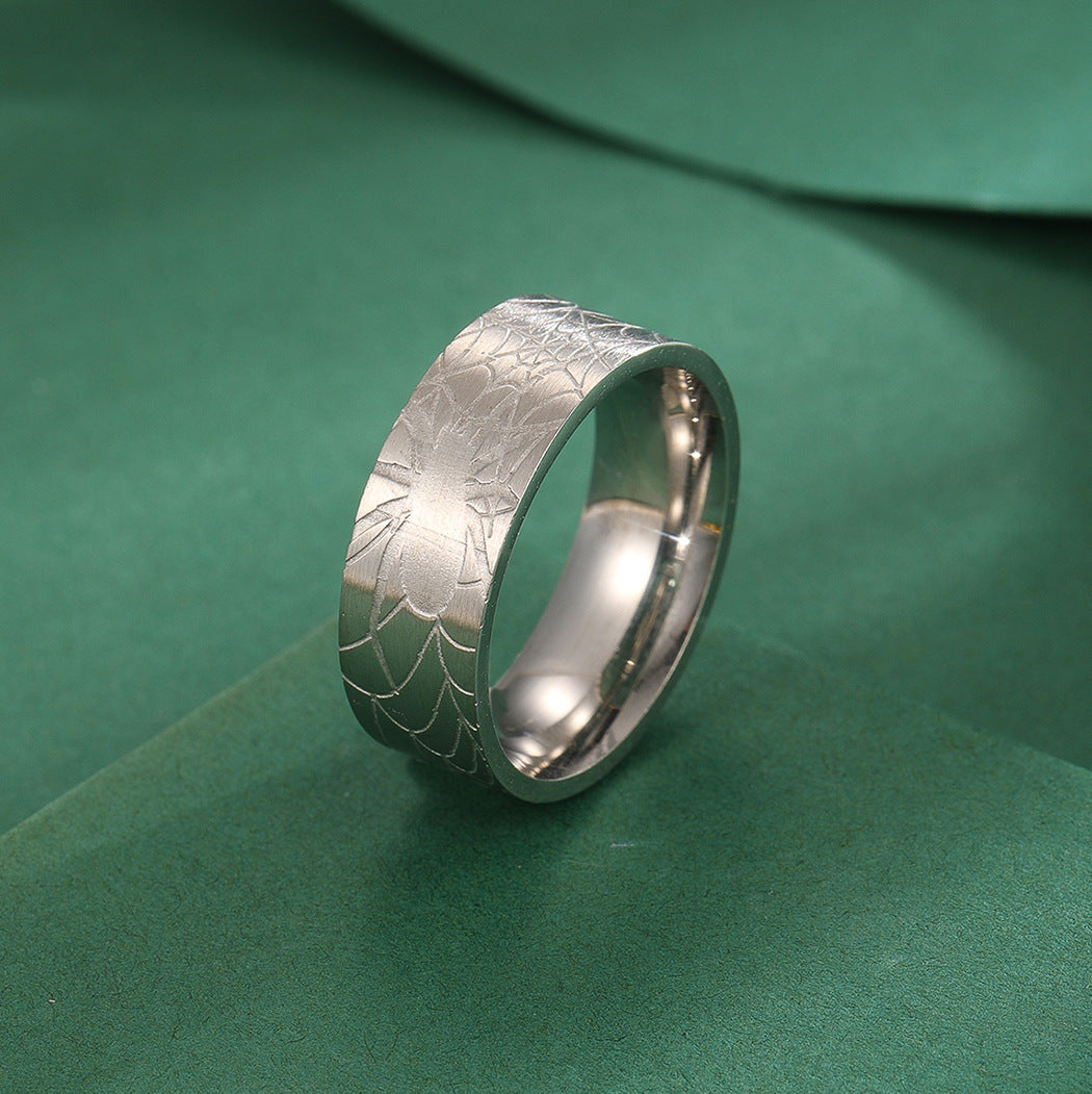 Geometric Spider Ring Stainless Steel Jewelry For Halloween And Everyday Wear Gold Finish Minimalist Design Set