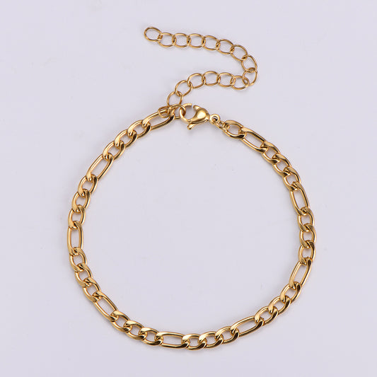 Gold Geometric Bracelet Stainless Steel Jewelry For Women Gift For Her Everyday Accessory Modern Elegant Style