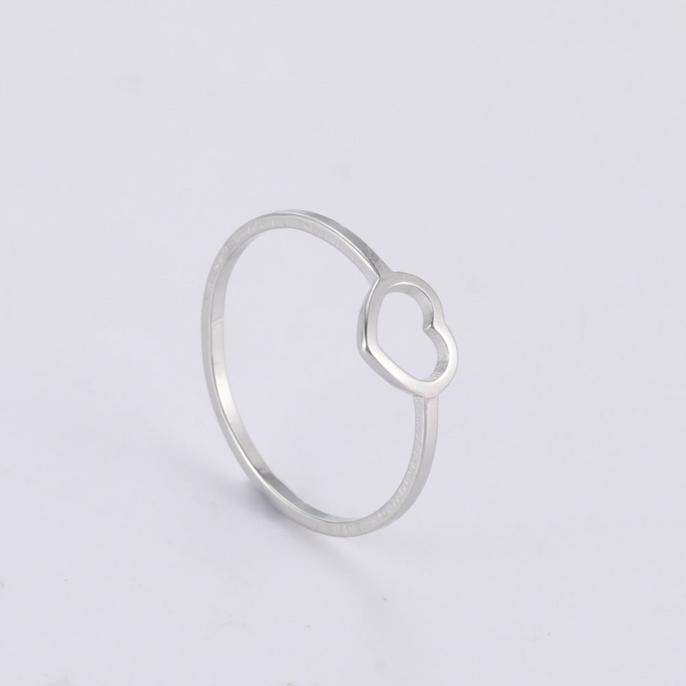 Stainless Steel Ring Set With Butterfly Daisy Heart Flower Designs Style 1 Style 2 For Women And Girls Sizes 7 8 9 10