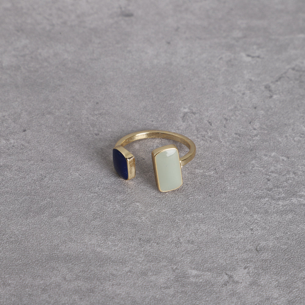 Womens Adjustable Copper Ring Dripping Oil Design Elegant Fashion Jewelry For Everyday Wear Shine Copper Finish Ring