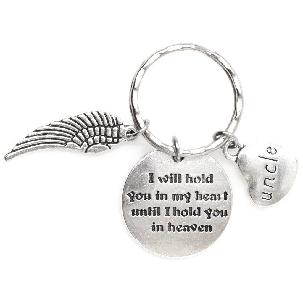 Unisex Wings Keychain Pendant For Family Members Durable Zinc Alloy Metal Key Chain Accessory Sisters Brothers