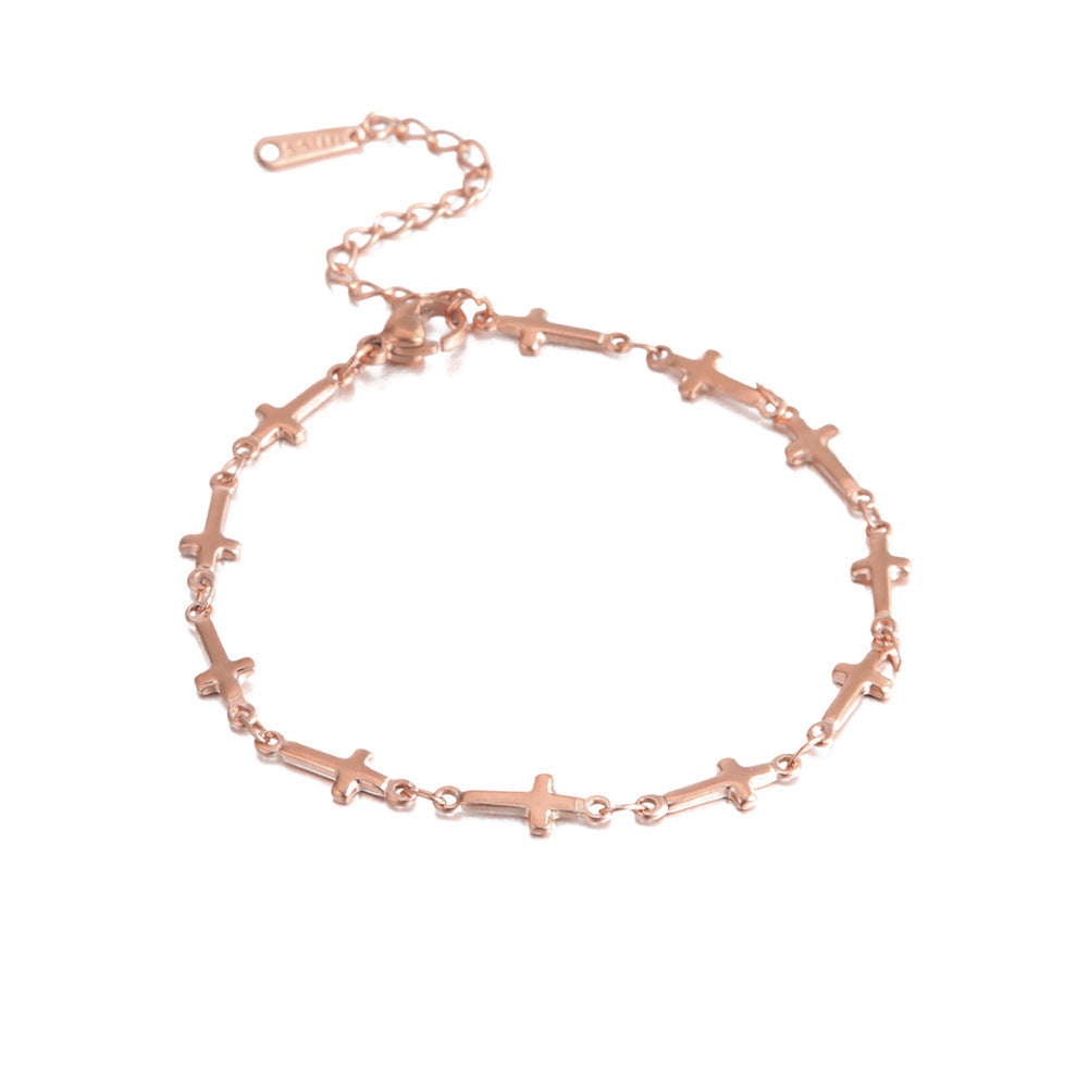 Stainless Steel Cross Necklace Geometric Pendant For Men And Women Fashion Jewelry Gift For Everyday Wear Gift