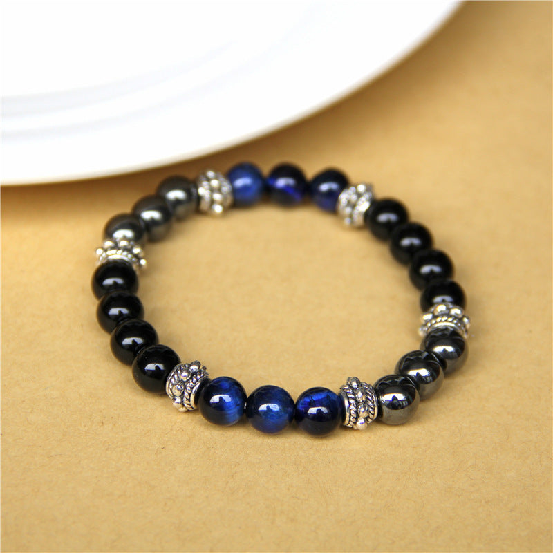 Crystal Zodiac Bracelet For Men And Women Animal Tiger Jewelry Royal Blue Yellow Golden Sun Tiger Fashion Blue