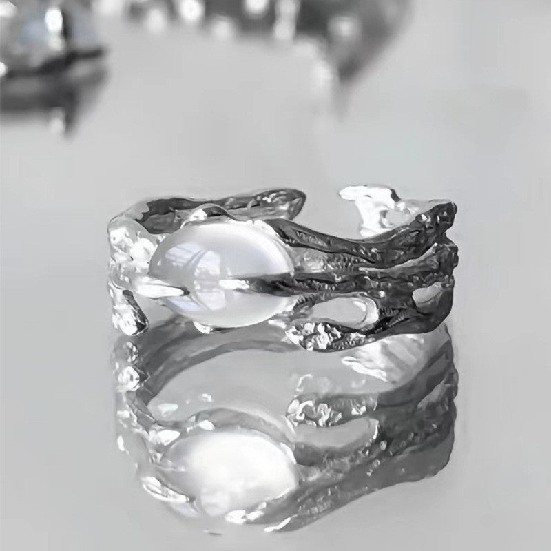 Womens Heart Ring Thorn Heart Korean Style Alloy Jewelry