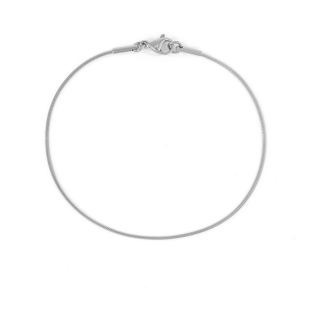Womens Stainless Steel U Shaped Bracelet Korean Fashion Chain Link Elegant Gift For Travel Lovers Perfect Gift