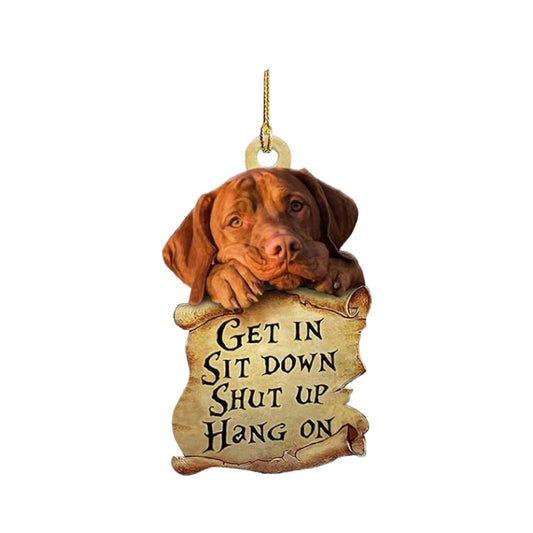 Cartoon Animal Car Pendant Hanging Ornament Double Sided