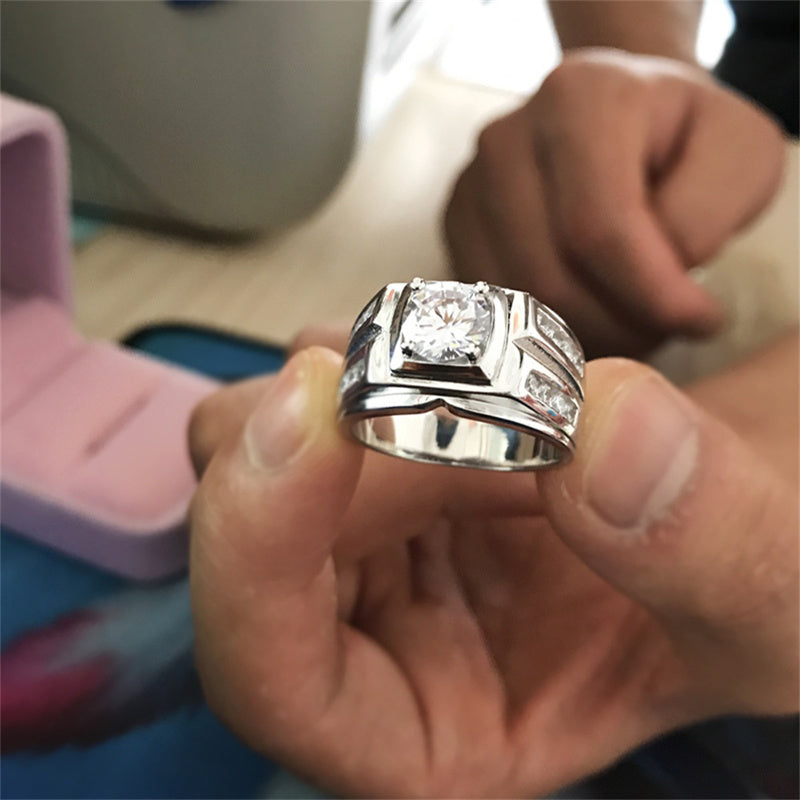 925 Sterling Silver Ring For Women And Girls European American Design Fine Jewelry Elegant Everyday Wear Gifts