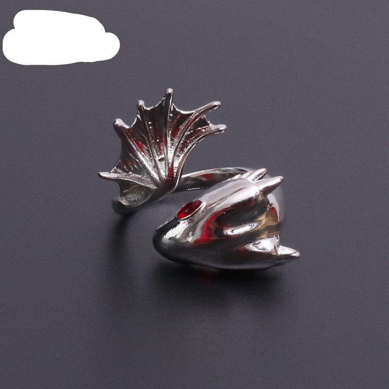 Punk Dragon Ring Personalized Copper Jewelry With Adjustable Inner Size For Men And Women Gift Box Ships Today
