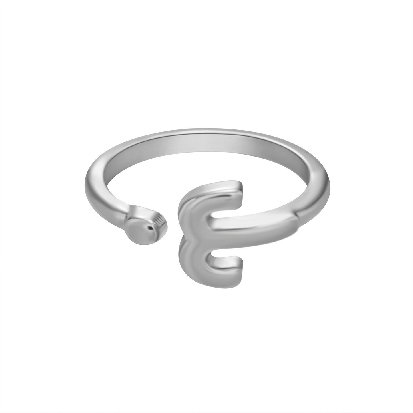 Unisex Zodiac Constellation Ring Adjustable Opening Alloy Electroplated Creative Symbol Jewelry Fashion For All