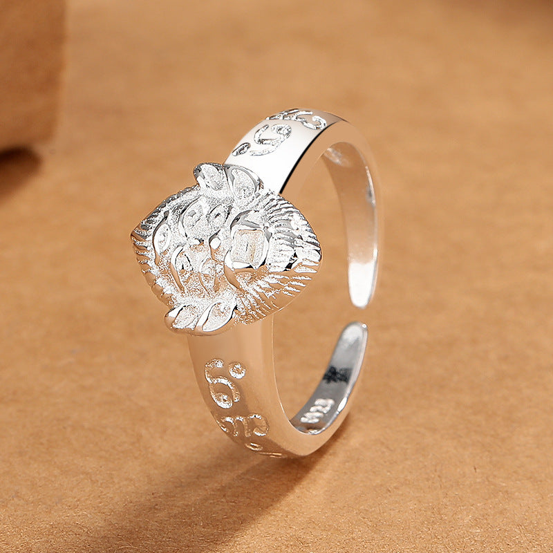 Womens Adjustable Monkey Ring With Five Eyes And Four Ears Copper Daily Wear Jewelry For Everyday Style Trendy