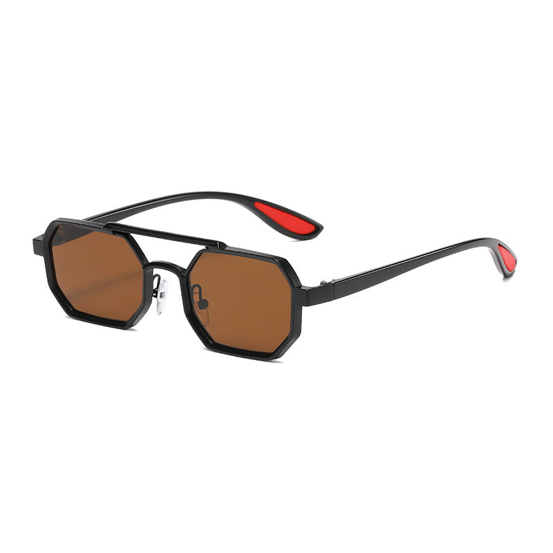 Large Frame Sunglasses Style Eyewear Non Polarized UV400 Protection Full Frame Metal Unisex Casual Sun Glasses