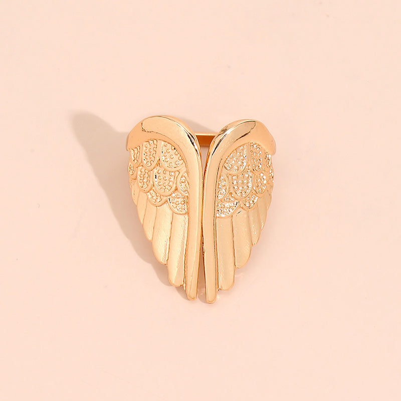 Geometric Metal Ring Trendy Fashion Statement For Everyday Wear Or Special Occasions Women Elegant Polished Finish